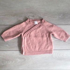 Pink Cashmere Sweater for Girls - 2-4 M